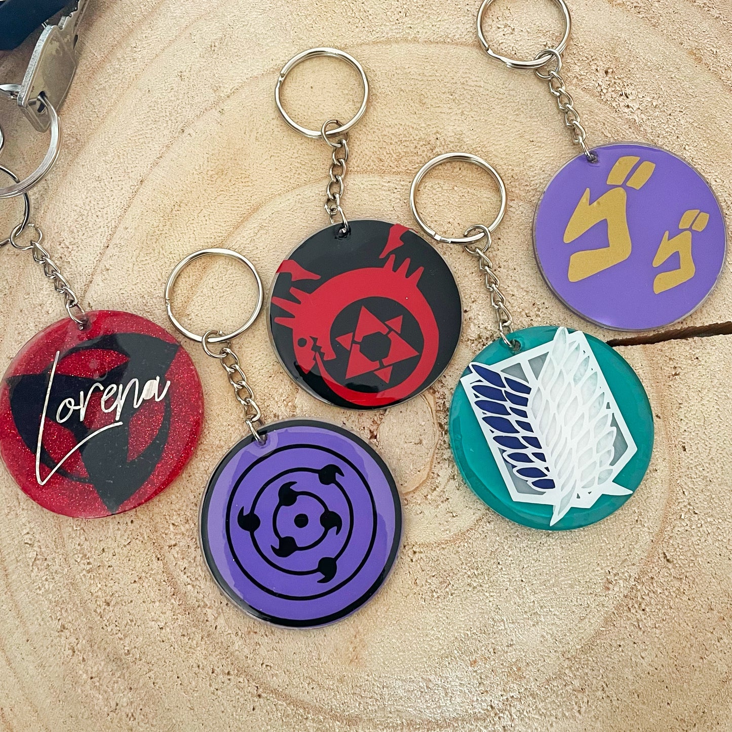 Personalisierte Anime Schlüsselanhänger