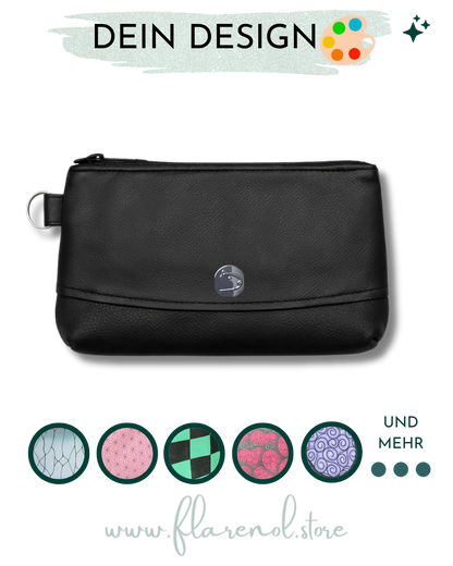 Kosmetiktasche - Clutch (Clematis)